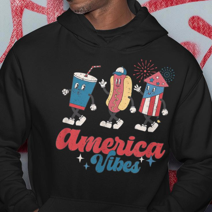 Im Just Here For The Wieners Funny Fourth Of July Hoodie Unique Gifts