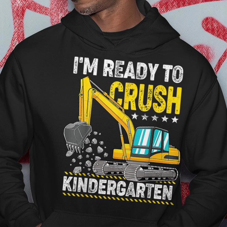 Im Ready To Crush Kindergarten Construction Vehicle Boys Construction Funny Gifts Hoodie Unique Gifts