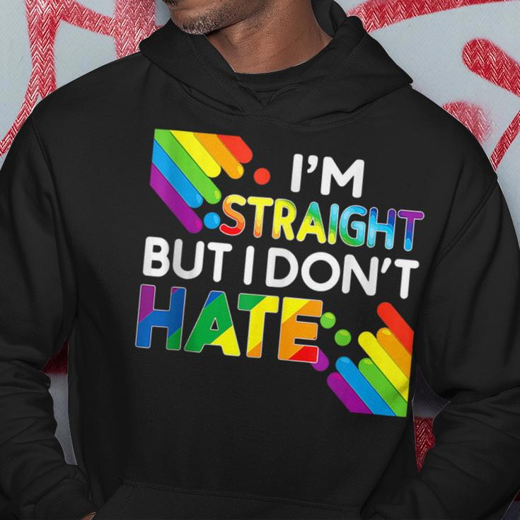 Im Straight But I Dont Hate Lgbt Pride Gay Lesbian Color Hoodie Unique Gifts