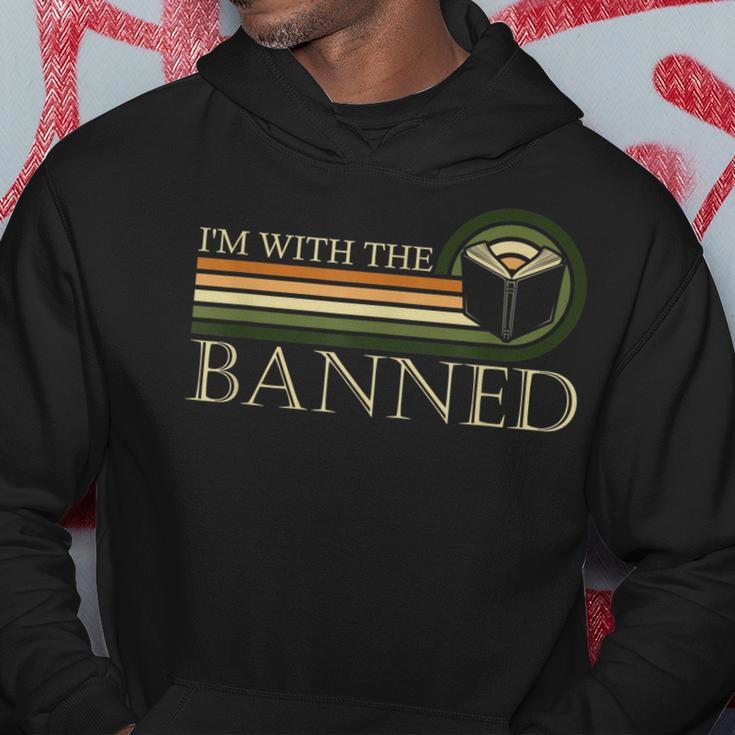 Im With The Banned Books I Read Banned Books Lovers Hoodie Unique Gifts