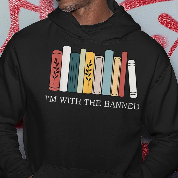 Im With The Banned Books I Read Banned Reader Books Lover Hoodie Unique Gifts