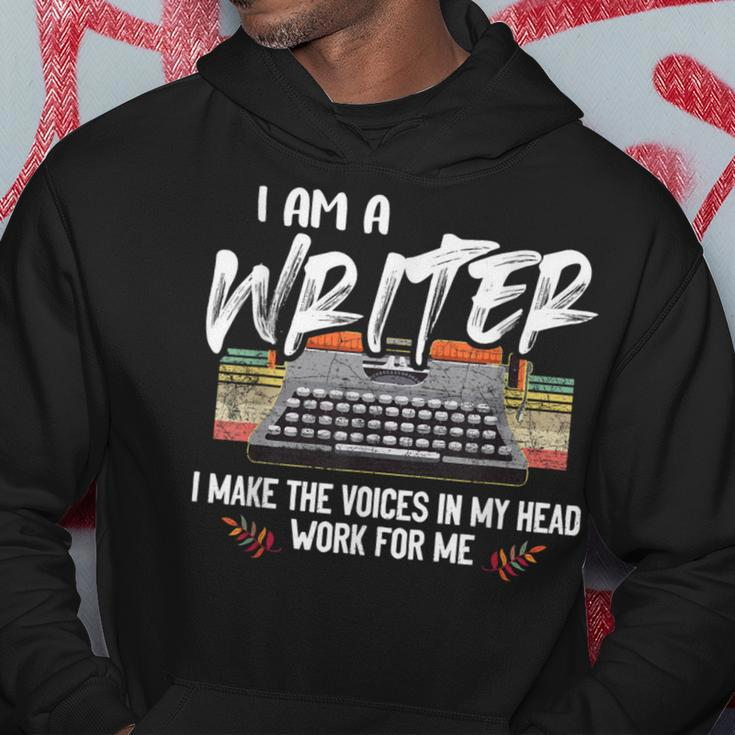 I'm A Writer I Make The Voices In My Head Work For Me Hoodie Unique Gifts