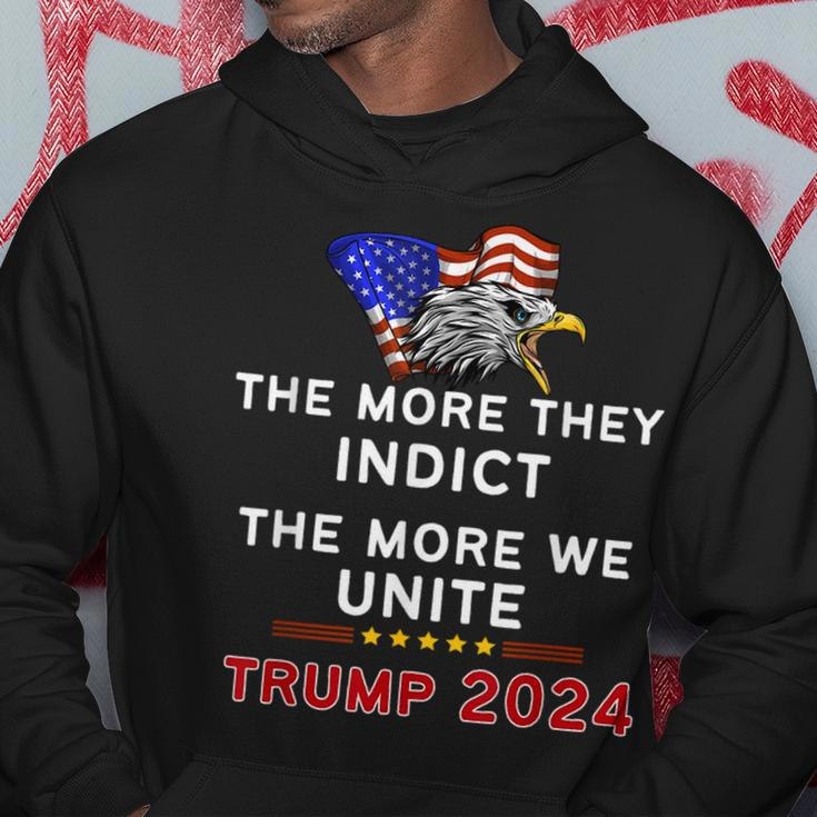 The More You Indict The More We Unite Maga Trump Indictment Hoodie Unique Gifts