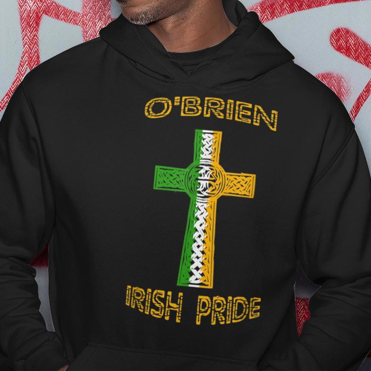 Irish Last Name Obrien Celtic Cross Heritage Pride Hoodie Unique Gifts