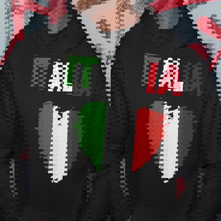 Italy Flag Holiday Italy Heart Italian Flag Hoodie Unique Gifts