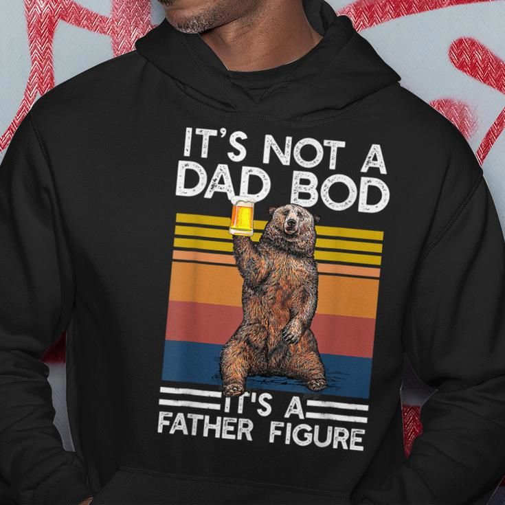 Its Not A Dad Bod Its A Father Figure Funny Bear Drinking Hoodie Unique Gifts