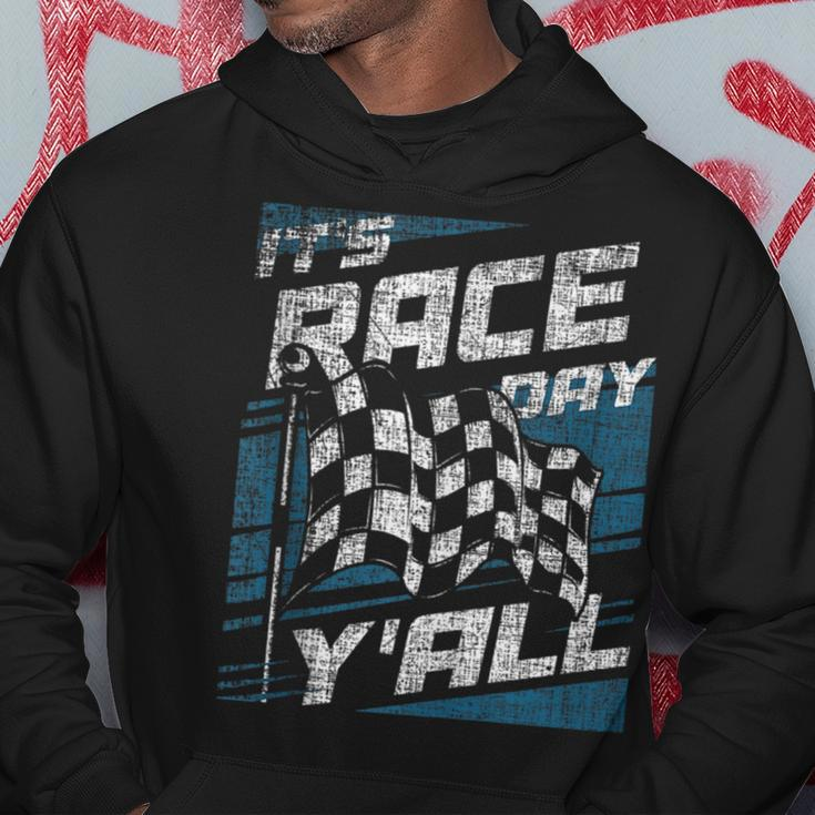 Its Race Day Yall Sprint Car Racer Dirt Track Racing Racing Funny Gifts Hoodie Unique Gifts
