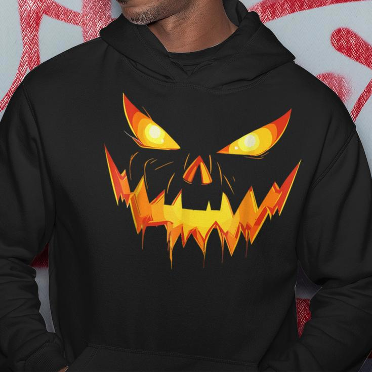 Jack O Lantern Face Pumpkin Scary Halloween Costume Hoodie Unique Gifts