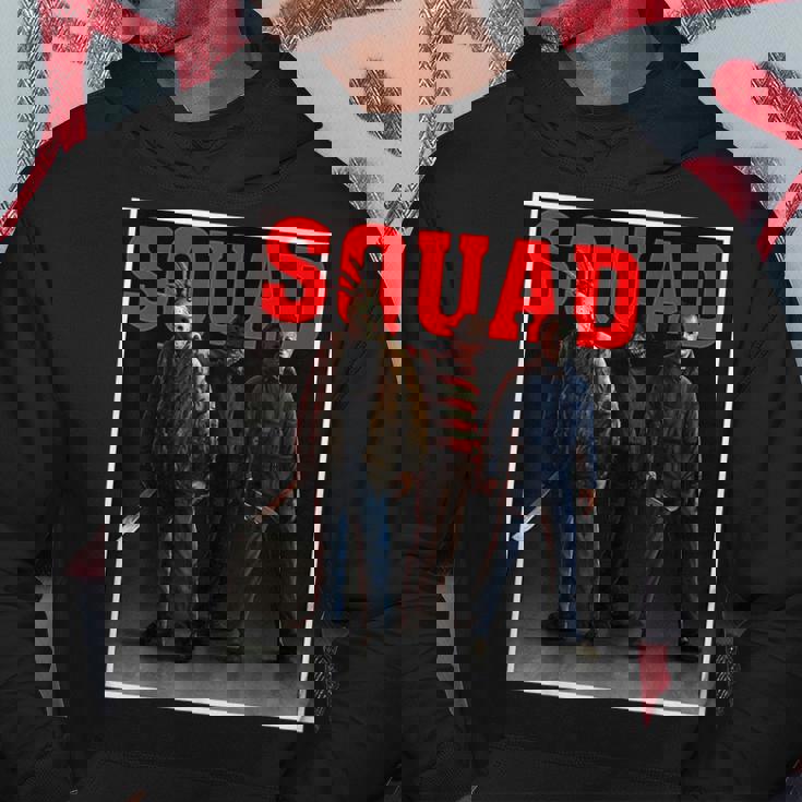 Jason Squad Halloween Horror Funny Scary Distressed Costume Halloween Funny Gifts Hoodie Unique Gifts