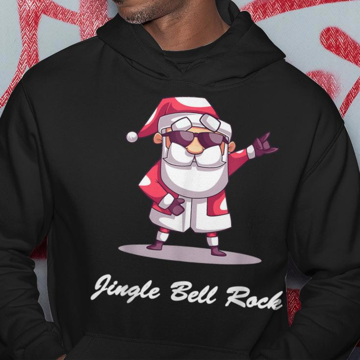 Jingle Bell Rock Santa Christmas Sweater- Hoodie Personalized Gifts