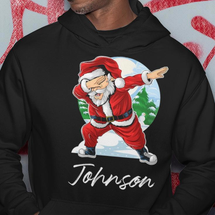 Johnson Name Gift Santa Johnson Hoodie Funny Gifts
