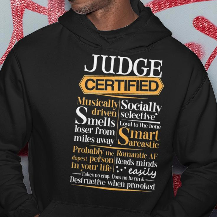 Judge Name Gift Certified Judge Hoodie Funny Gifts