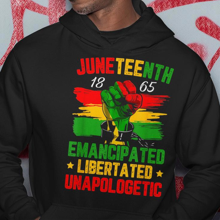 Junenth 1865 Black History African American Freedom Gifts Hoodie Unique Gifts