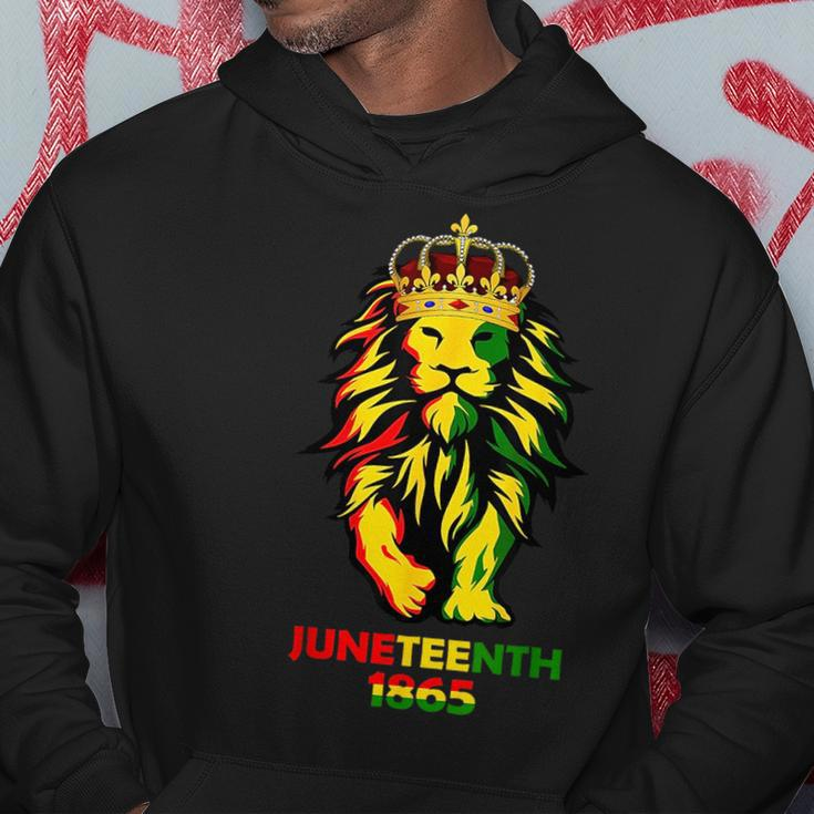 Junenth African American Black Lion 1865 King Gifts Hoodie Unique Gifts