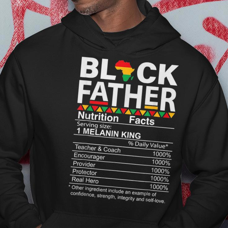 Junenth Black King Nutritional Facts Melanin Fathers Day Hoodie Unique Gifts