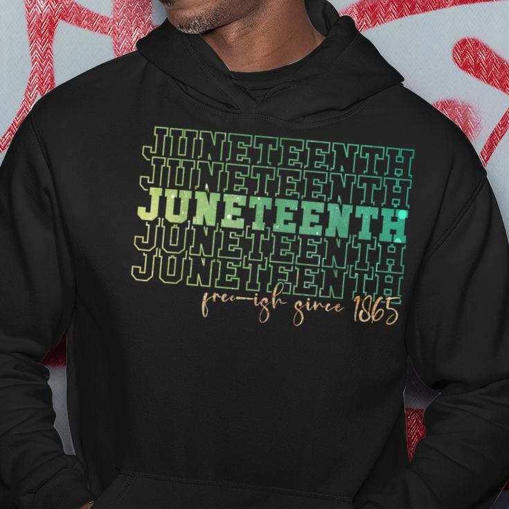 Junenth Free Ish Since 1865 Celebrate Black Freedom Hbcu Hoodie Unique Gifts