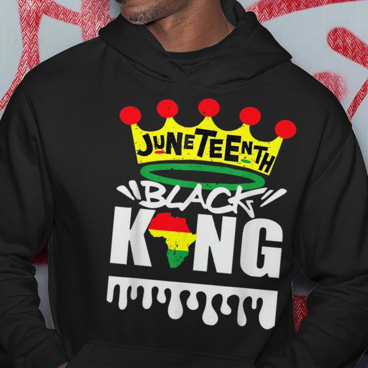 Junenth Is My Independence Day Black King Fathers Day Hoodie Unique Gifts