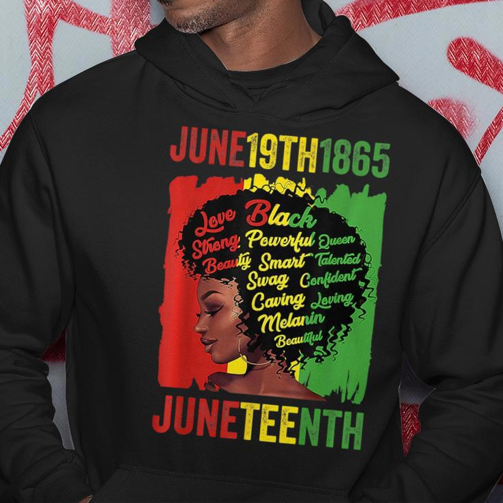 Junenth Is My Independence Day Black Queen Black Pride Hoodie Unique Gifts