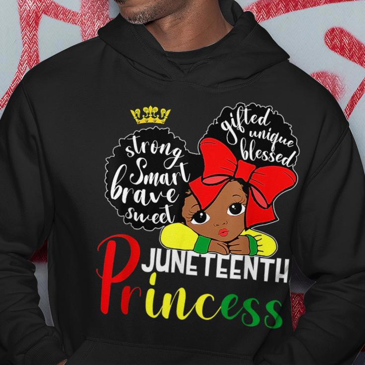 Junenth Princess Black Girls Kids Afro American Freedom Hoodie Unique Gifts