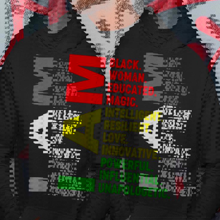Junenth Proud Black Woman Queen African American Melanin Hoodie Unique Gifts