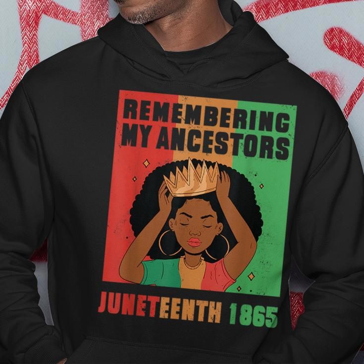 Junenth Remembering My Ancestors Black Freedom 1865 Hoodie Unique Gifts