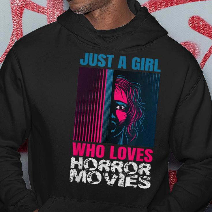 Just A Girl Horror Movies Halloween Costume Horror Movie Halloween Costume Hoodie Unique Gifts