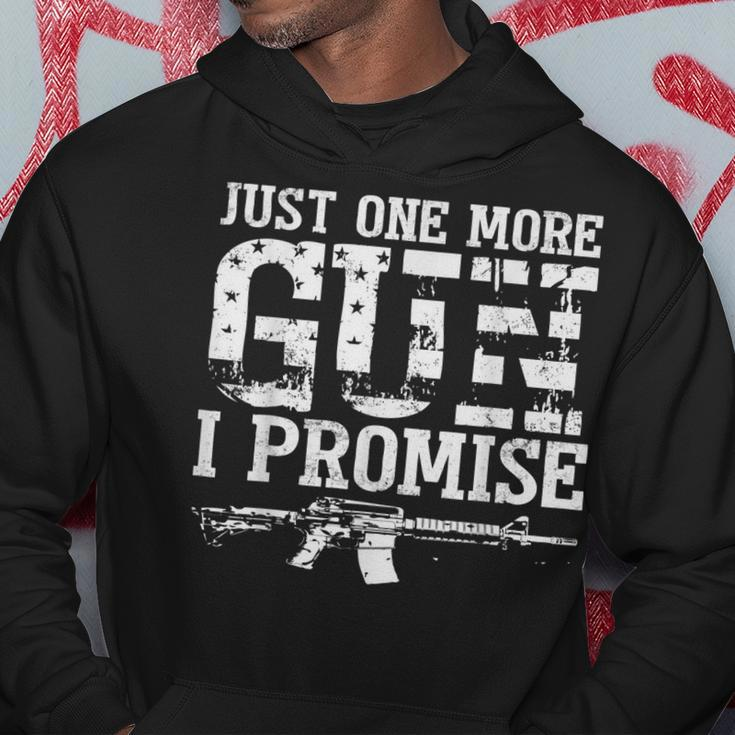 Just One More Gun I Promise Flag Distressed Gift  Gift For Women Hoodie Personalized Gifts