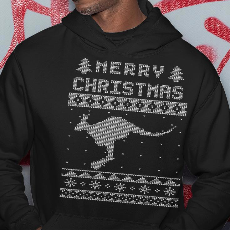Kangaroo Ugly Christmas Sweater Xmas Party Hoodie Unique Gifts