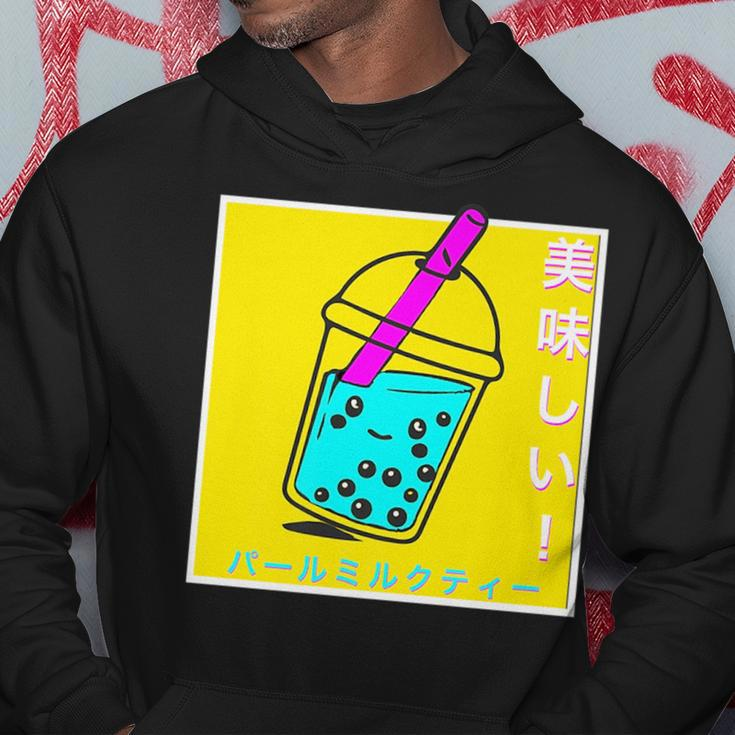 Kawaii Boba Milk Tea - Cute Anime With Japanese Writing Writing Funny Gifts Hoodie Unique Gifts