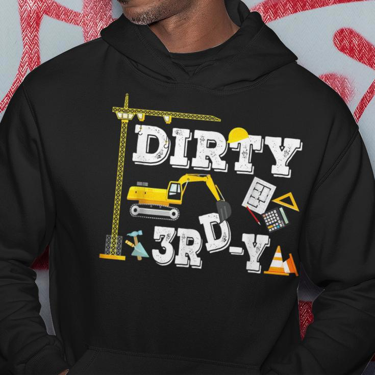 Kids Construction Truck 3Rd Birthday Boy Excavator 3 Digger Hoodie Unique Gifts