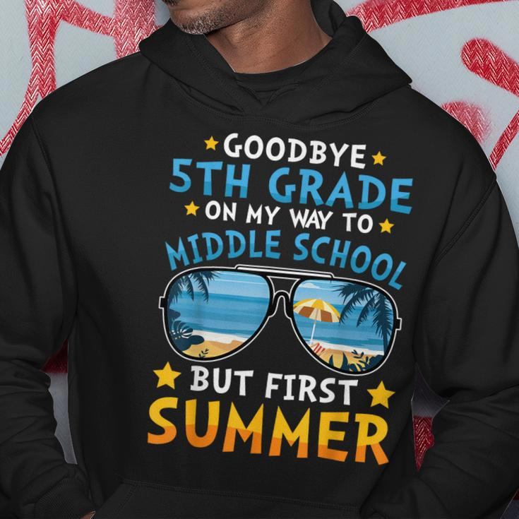 Kids Goodbye 5Th Grade Graduation To 6Th Grade Hello Summer Hoodie Unique Gifts