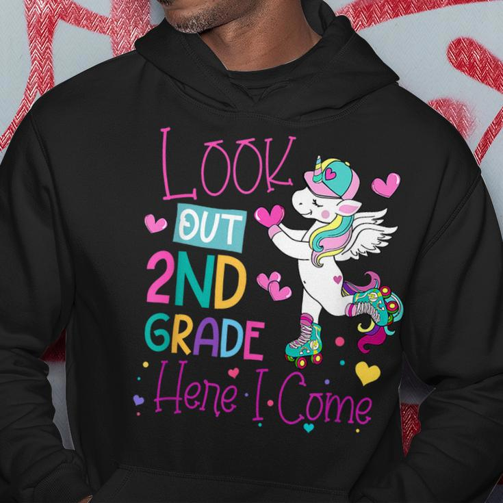 Kids Look Out 2Nd Grade Grade Here I Come Unicorn Hoodie Unique Gifts