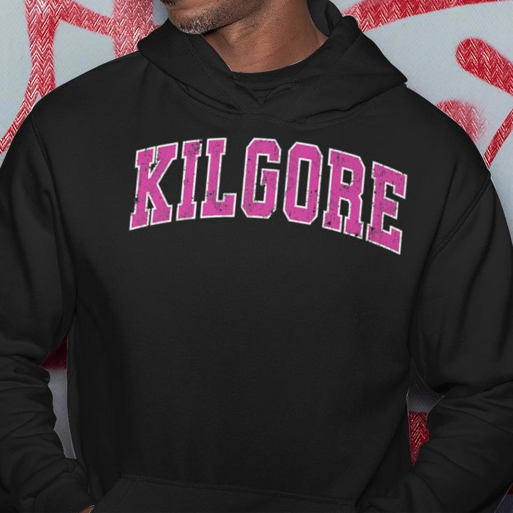 Kilgore Texas Tx Vintage Sports Pink Hoodie Unique Gifts