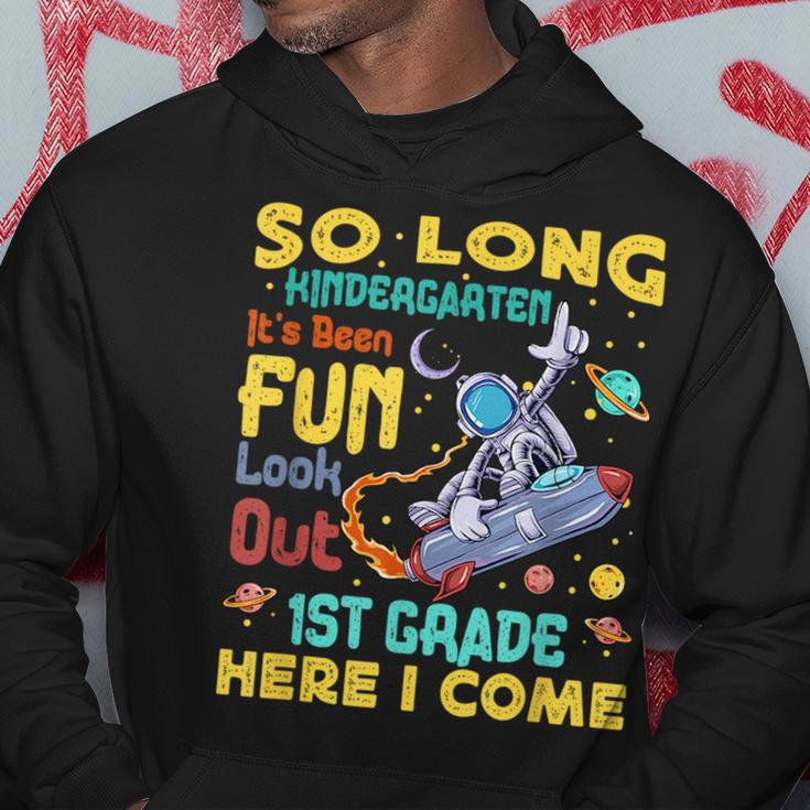 Kindergarten Graduate 1St Grade Here I Come Kids Astronaut Hoodie Unique Gifts