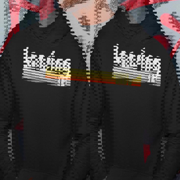 Lansing Michigan Retro Style City Vintage Pride 70S 80S Home Hoodie Unique Gifts