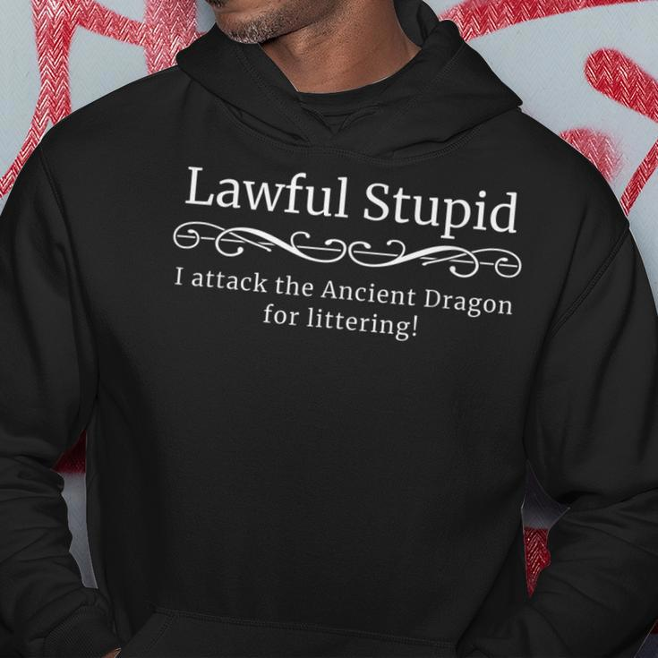 Lawful Stupid Silly Roleplaying Alignment Hoodie Unique Gifts