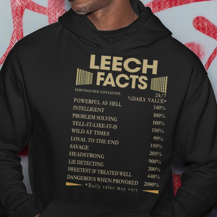 Leech Name Gift Leech Facts Hoodie Funny Gifts