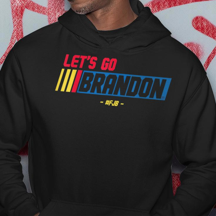 Lets Go Brandon Racing Car Us Flag Funny Gift Idea 80 90S 90S Vintage Designs Funny Gifts Hoodie Unique Gifts