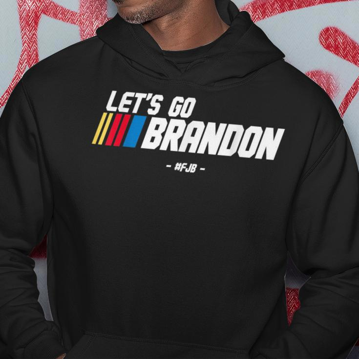 Lets Go Brandon Racing Car Us Flag Funny Gift Idea News 90S 90S Vintage Designs Funny Gifts Hoodie Unique Gifts