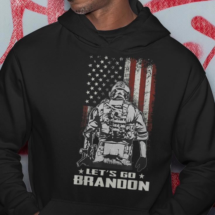 Lets Go Brandon Veteran Us Army Battle Flag Funny Gift Idea Hoodie Unique Gifts