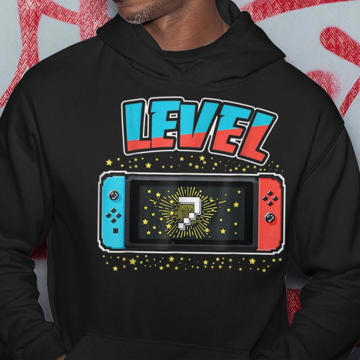 Level 7 Birthday Boy 7 Years Old Video Games Gift Hoodie Unique Gifts