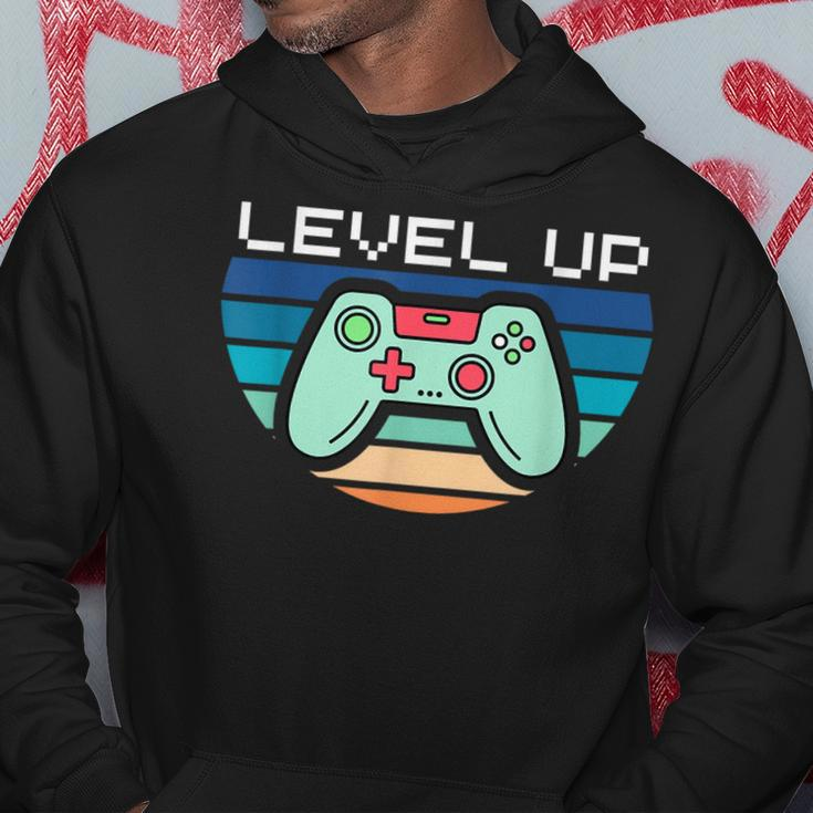 Level Up Video Game Controller Hoodie Unique Gifts