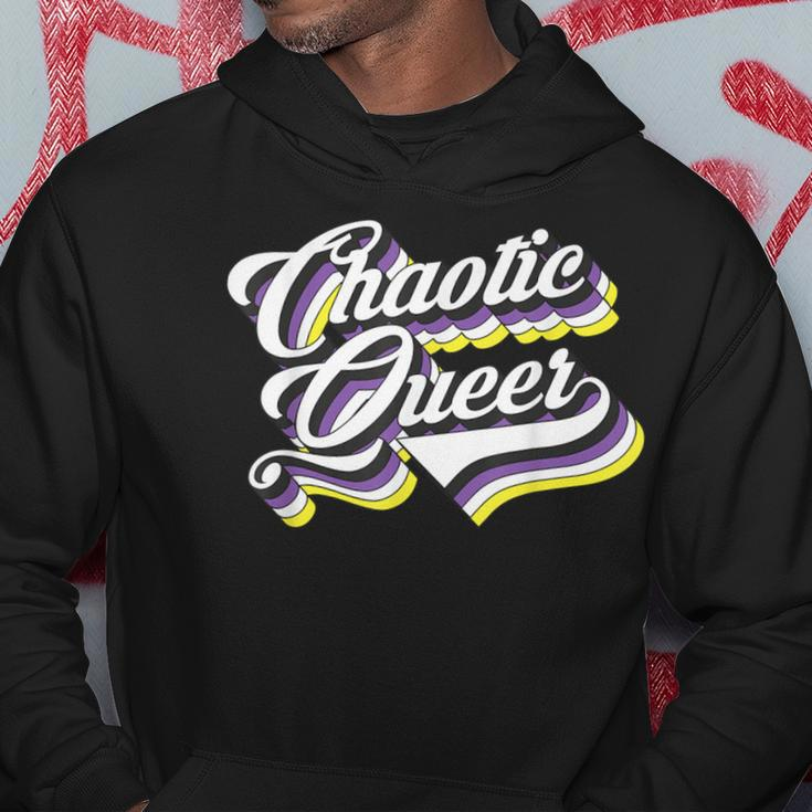Lgbt Chaotic Queer Gaming Tabletop Nonbinary Enby Flag Hoodie Unique Gifts