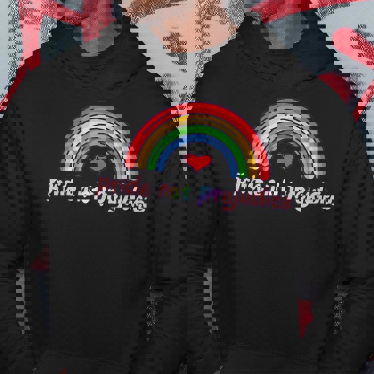 Lgbt Pride Pride Not Prejudice Hoodie Unique Gifts