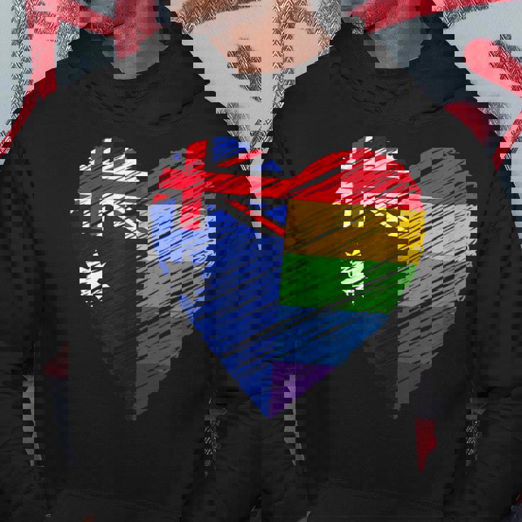 Lgbtq Australia Gay Pride Heart For Gay Lesbian Love Lgbt Hoodie Unique Gifts