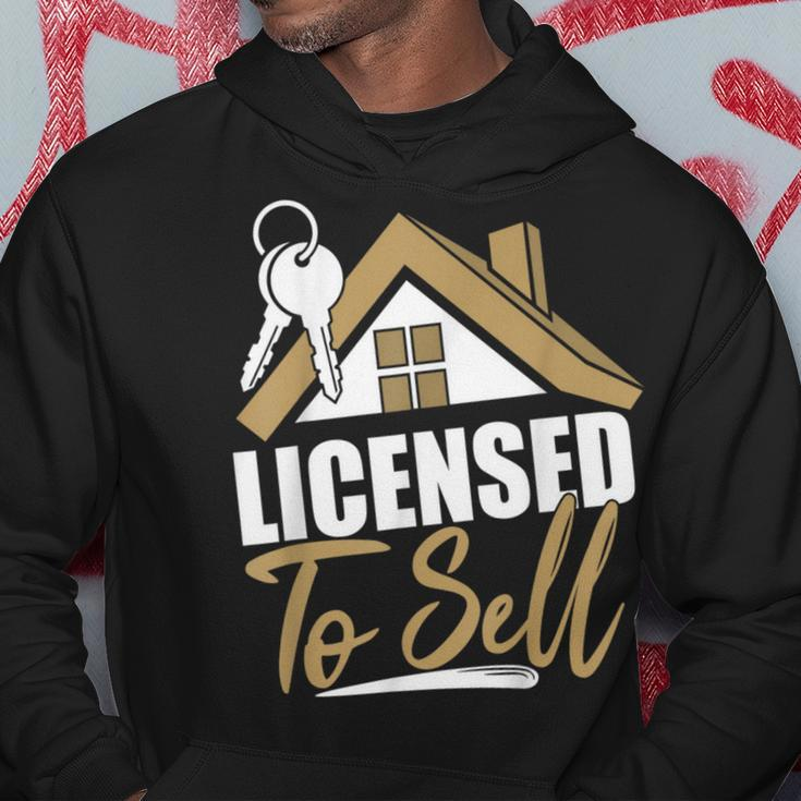 Licensed To Sell Realtor Real Estate Agent Hoodie Unique Gifts