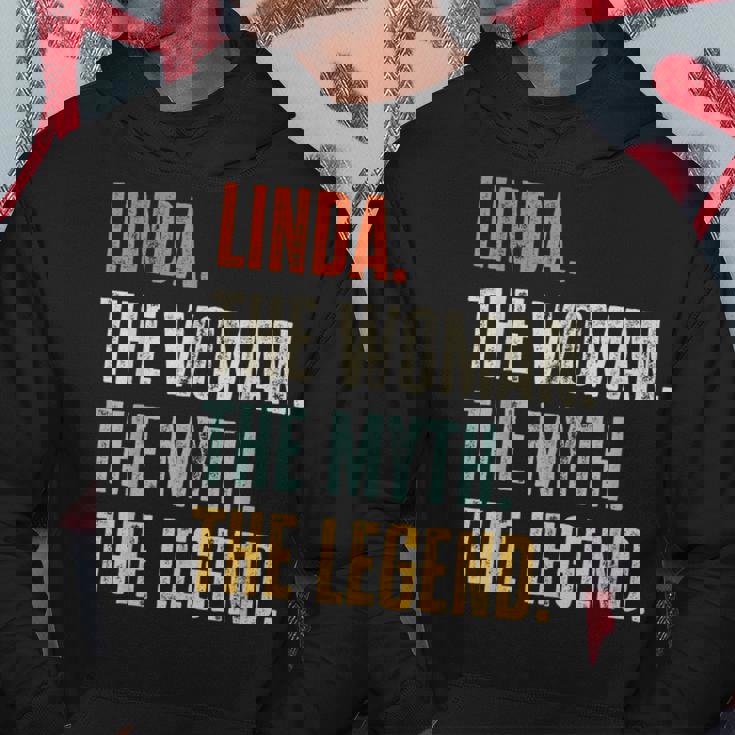 Linda The Best Woman Myth Legend Funny Best Name Linda Hoodie Unique Gifts