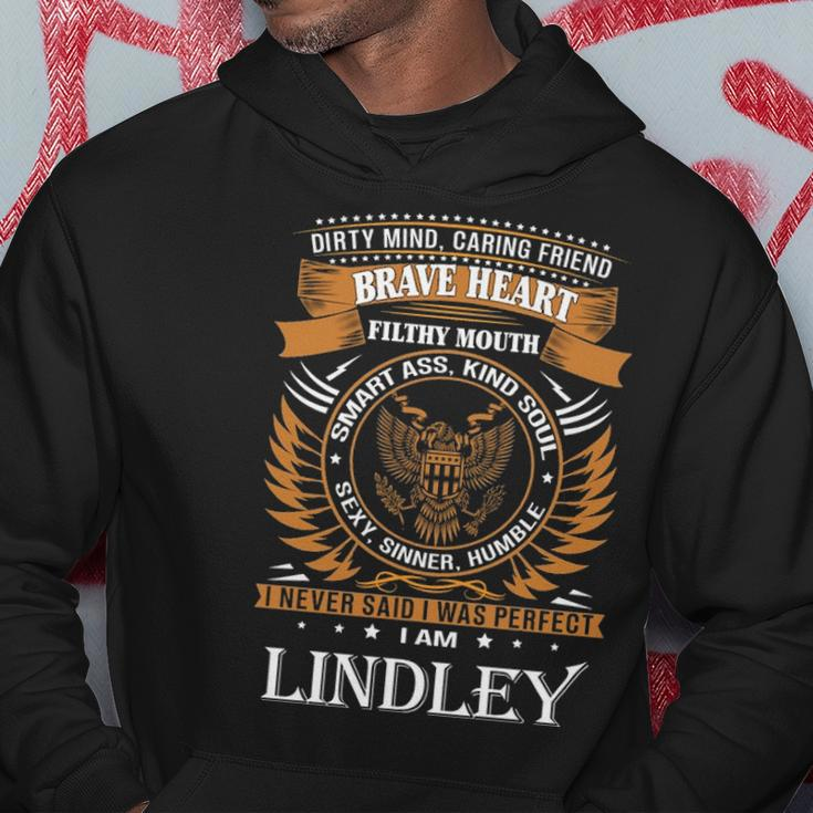 Lindley Name Gift Lindley Brave Heart V2 Hoodie Funny Gifts
