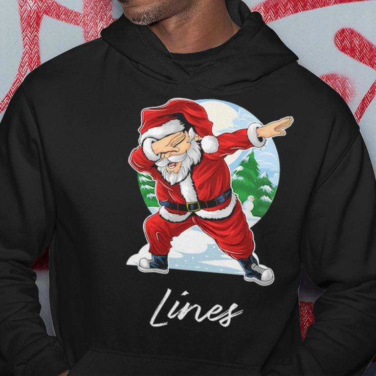 Lines Name Gift Santa Lines Hoodie Funny Gifts