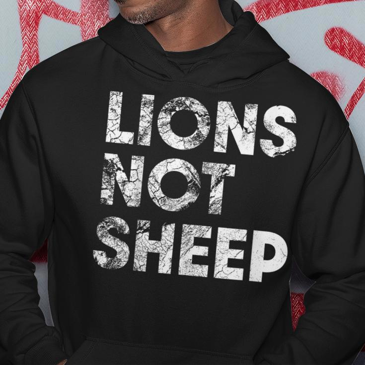 Lions Not Sheep Hoodie Unique Gifts